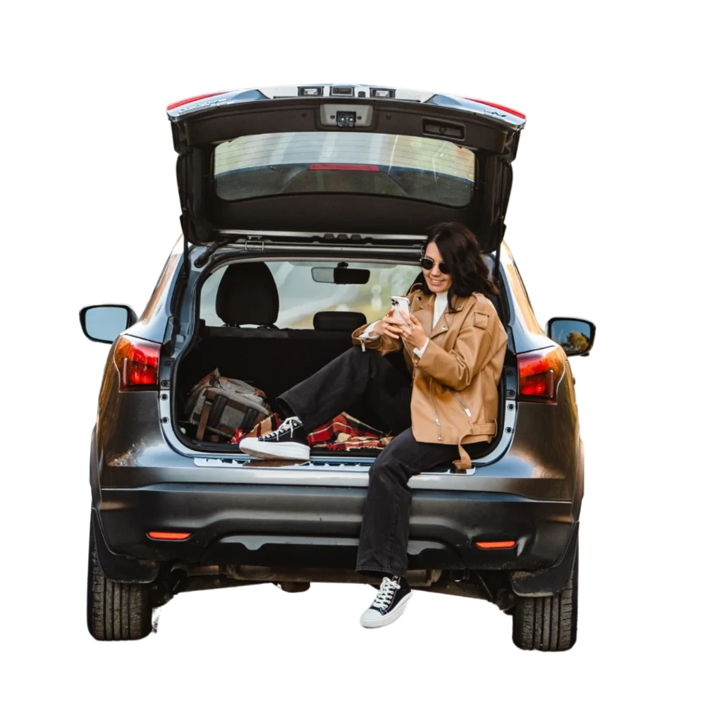 Womans car